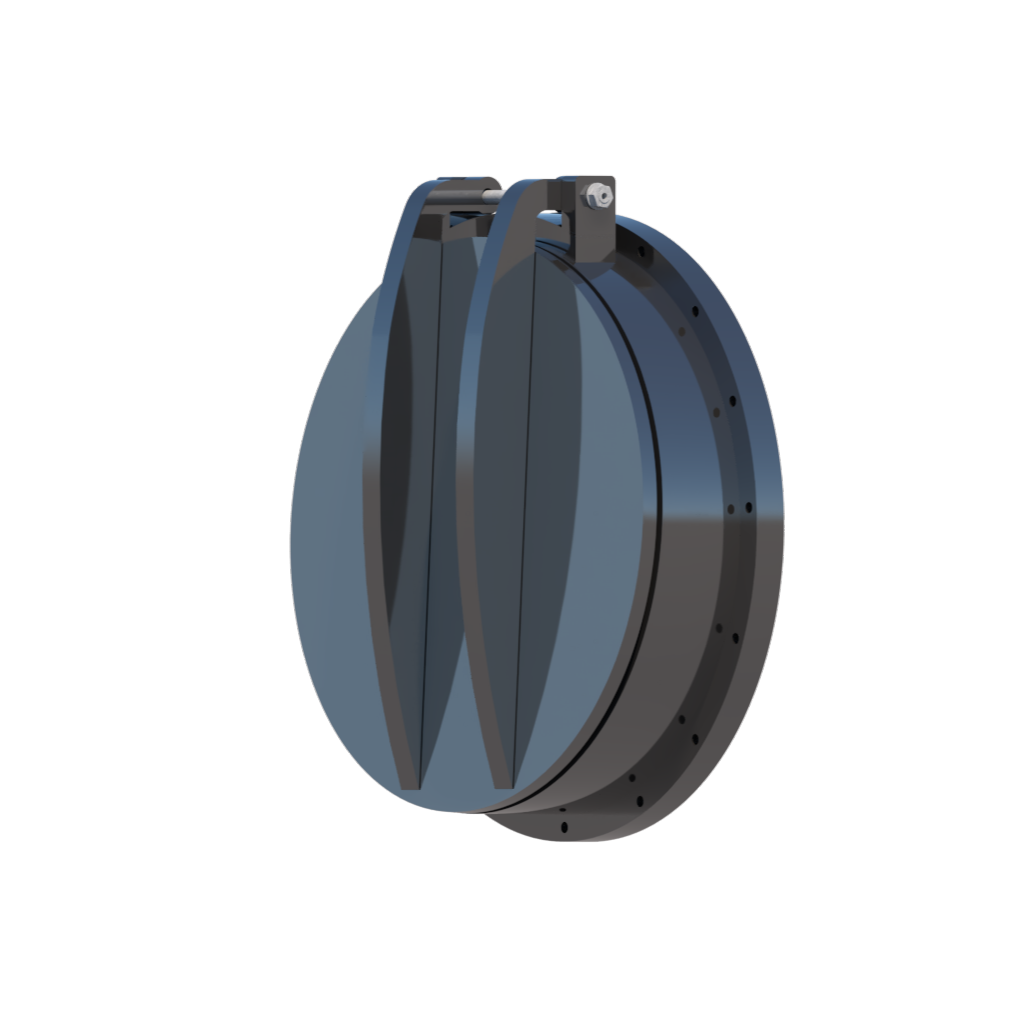 VAN CỬA LẬT D1000 (Mặt bích) 2 01 1