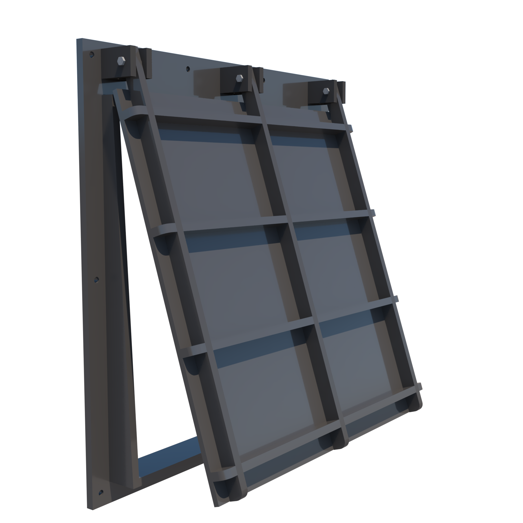 VAN CỬA LẬT MẶT VUÔNG 1300 4 3D 2