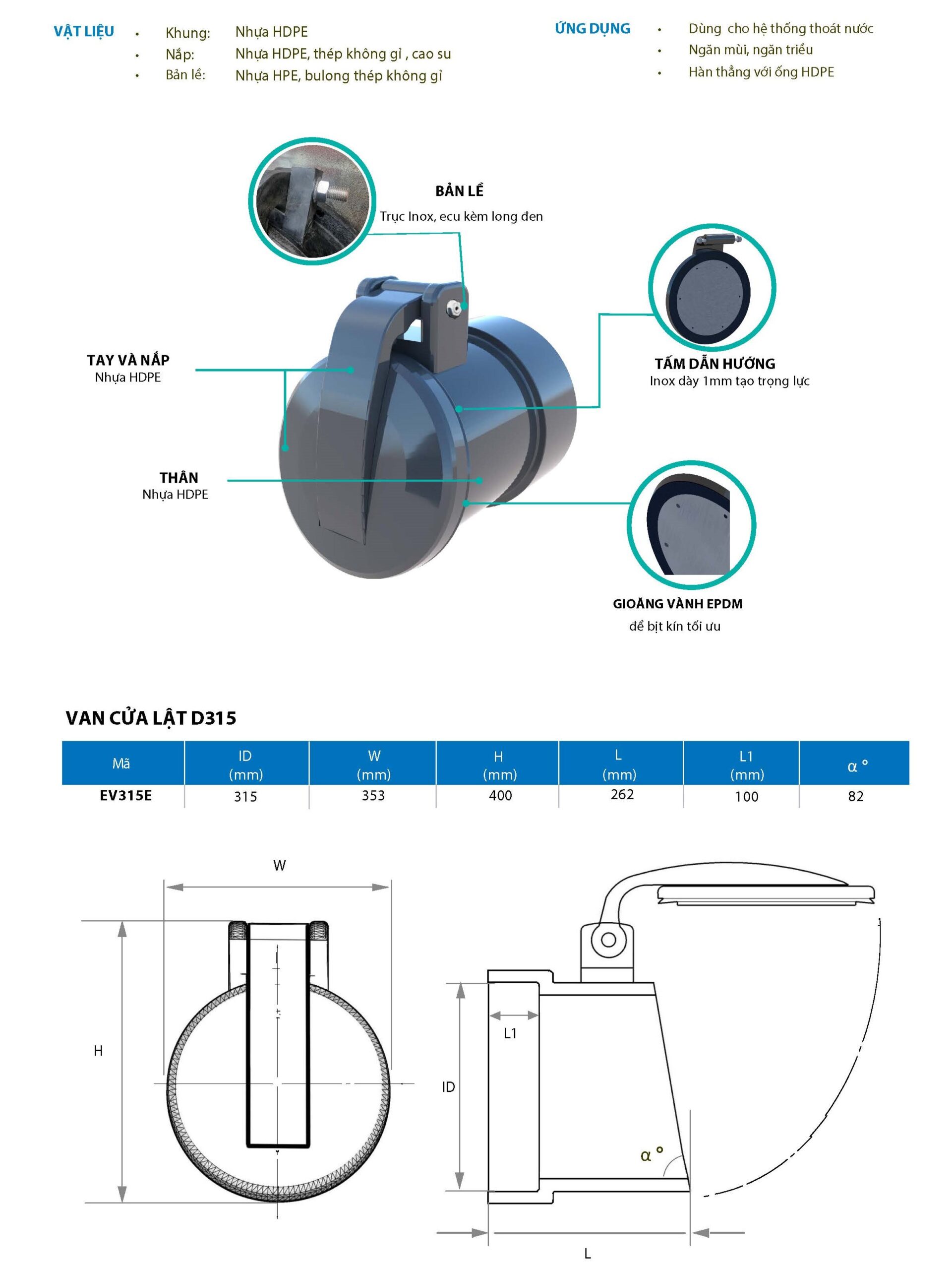 VAN CỬA LẬT D315 (Lắp ngoài) 13 Thong so ky thuat lap ngoai Page 07 scaled